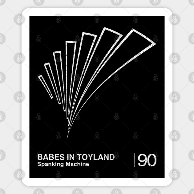 Babes In Toyland / Minimalist Graphic Design Fan Artwork Magnet by saudade